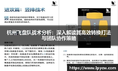 杭州飞盘队战术分析：深入解读其高效转换打法与团队协作策略
